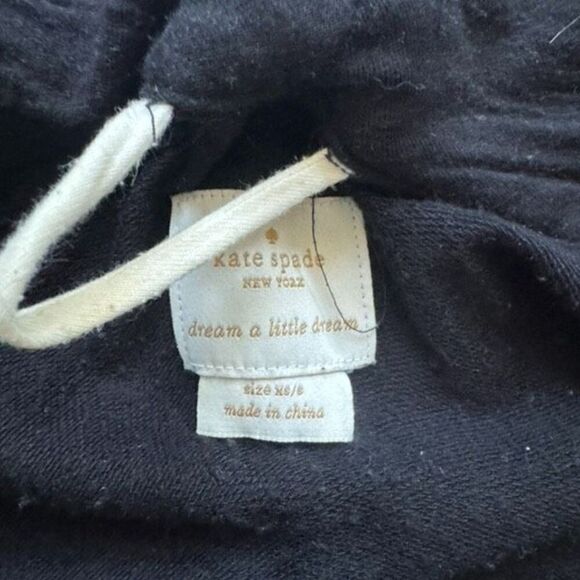 Kate Spade XS/S black robe light sleeper heavy dreamer - Picture 4 of 7